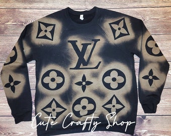 fuzzy louis vuitton sweater