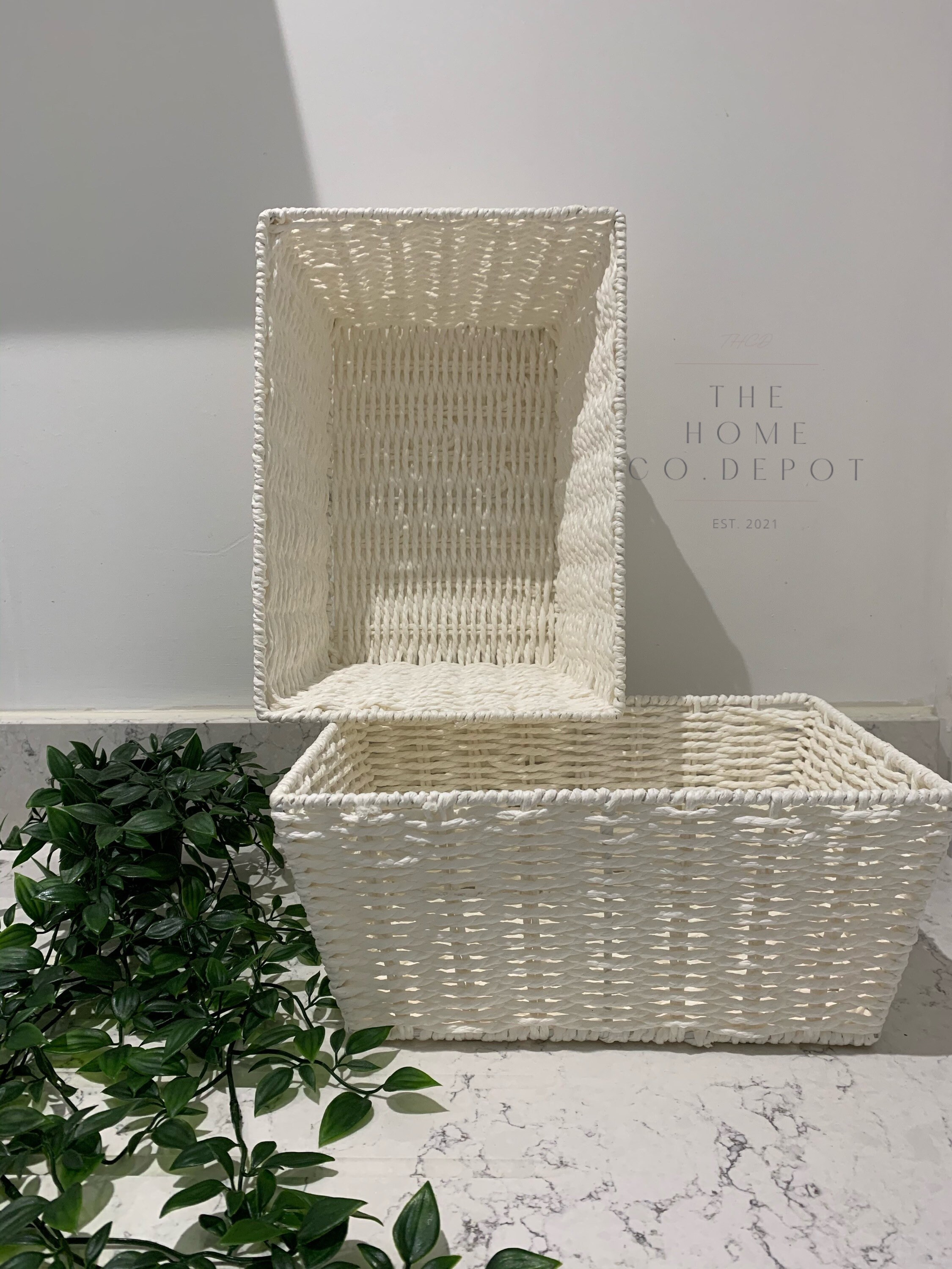 Cestas de almacenamiento/cestas de almacenamiento tipo Mimbre | Etsy