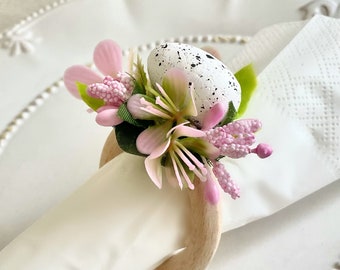 Spring napkin rings Easter napkin rings Floral napkin rings Spring napkin rings