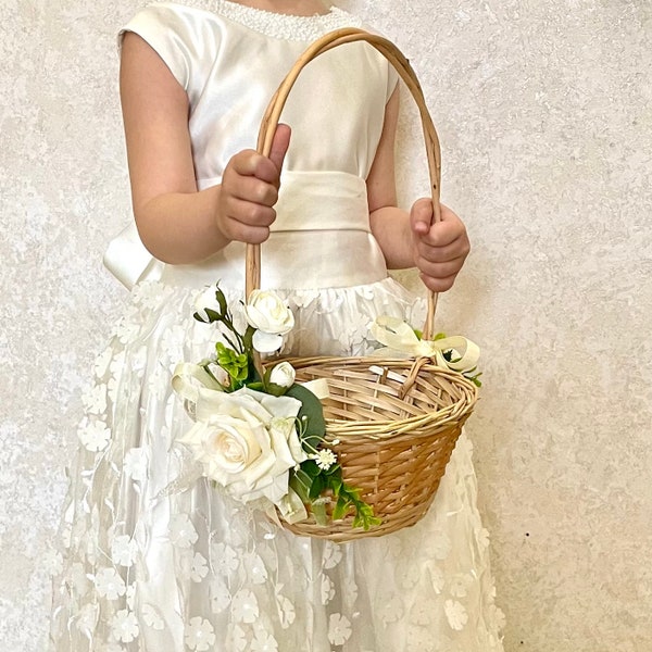 Flowergirl Basket Etsy