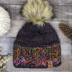 KNITTING PATTERN - The Cedar Brim Beanie