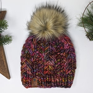 KNITTING PATTERN - The Cedar Tree Beanie Knitting Pattern