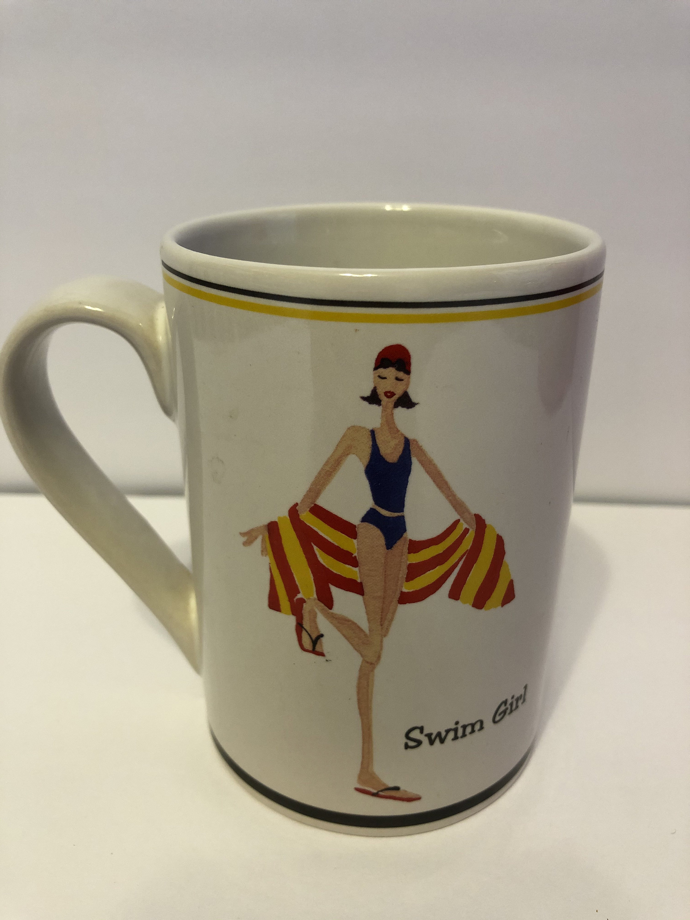 The Girls Swim Girl Coffee/Tea Mug Etsy