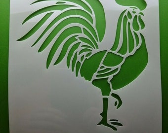 Rooster Roosters Farm Country Bird Stencil Multiple Sizes Fast Free Shipping 349
