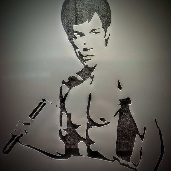 DIDACUT Bruce Lee Stencil Reusable 190 Micron Mylar Sheet