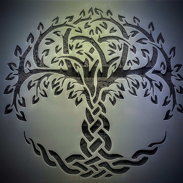 Tree of Life Stencil - Etsy