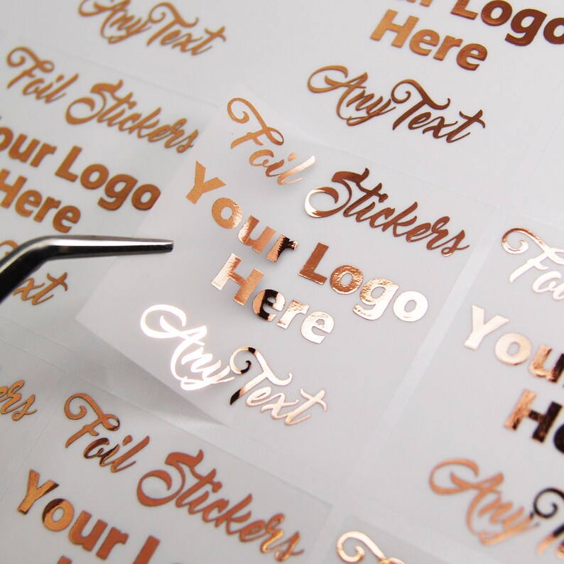 Logo Sticker Printing Custom Square Business Company Logo Etsy UK