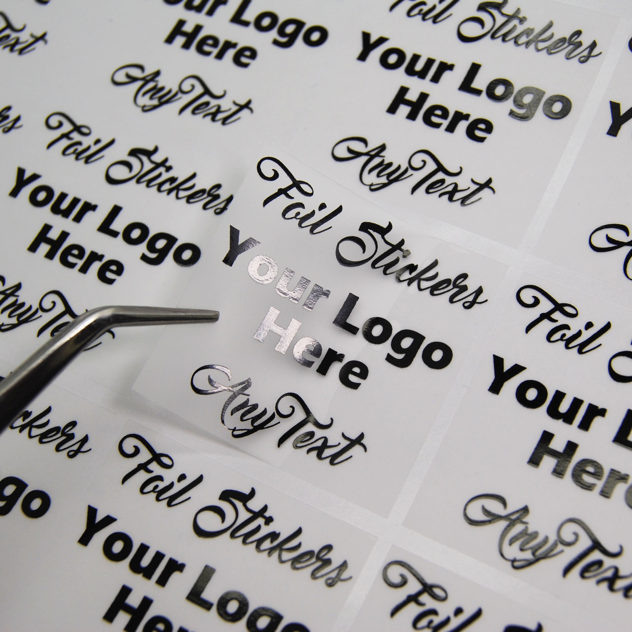 Logo Sticker Printing Custom Square Business Company Logo Etsy UK