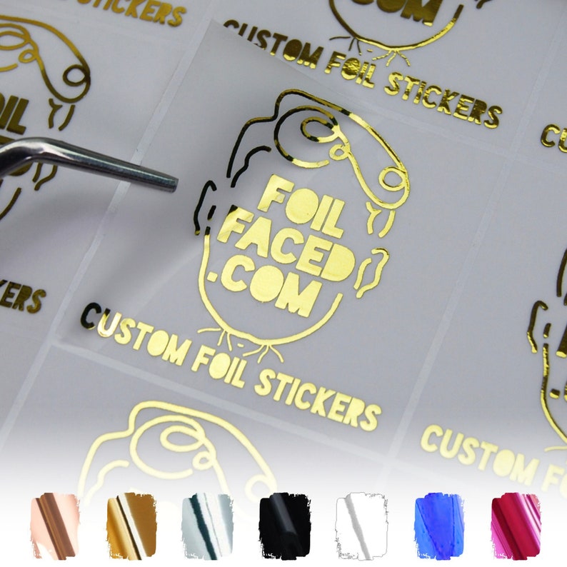 Logo Sticker Printing Custom Square Business Company Logo Etsy UK