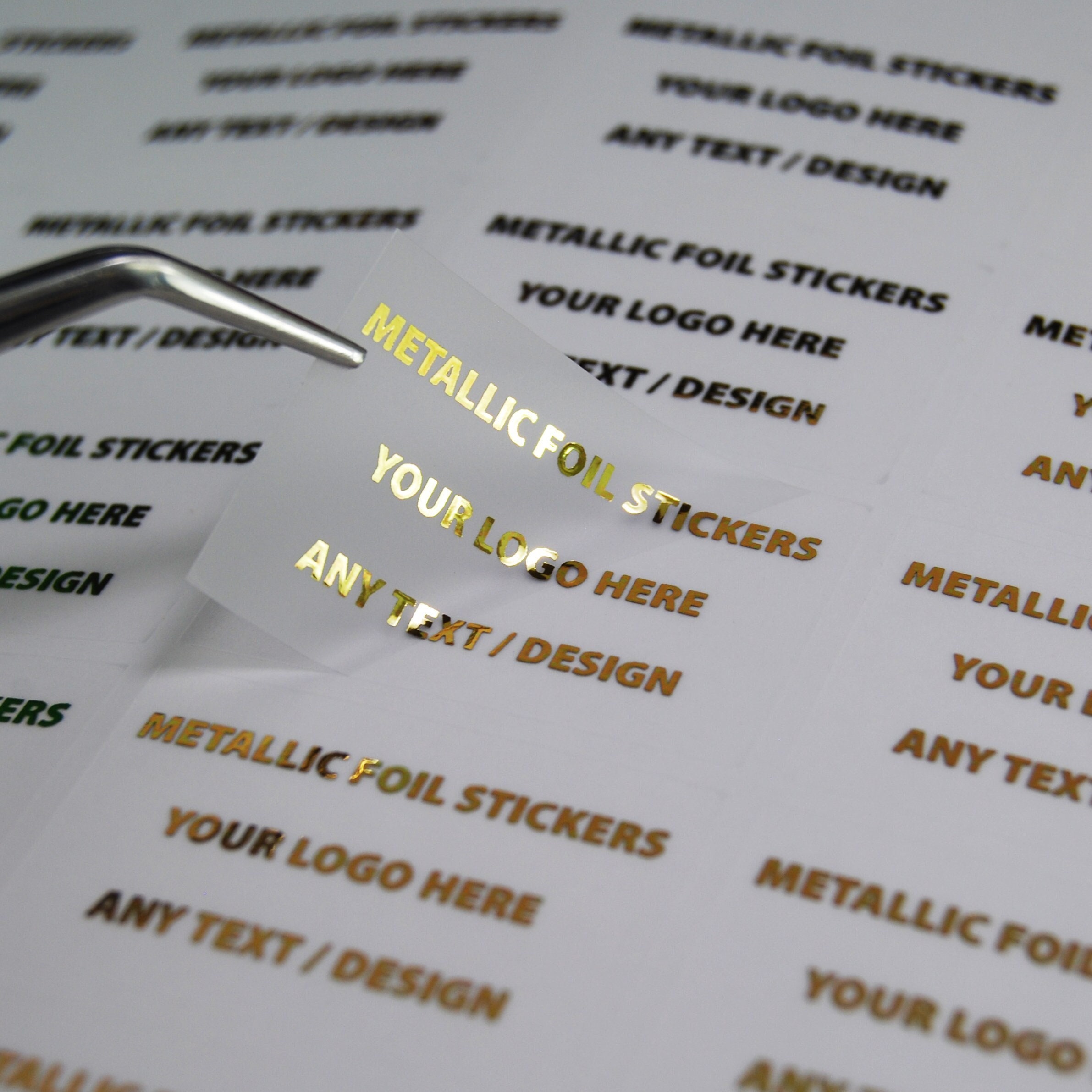 Gold Star Stickers metallic gold foil star labels 45mm STARS Packet of 100