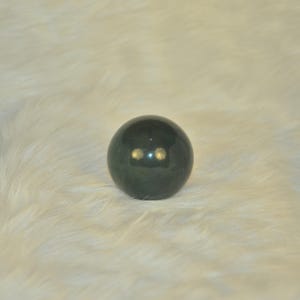 Green Jade, dark green small size best quality sphere for healing, meditation, natural stone sphere