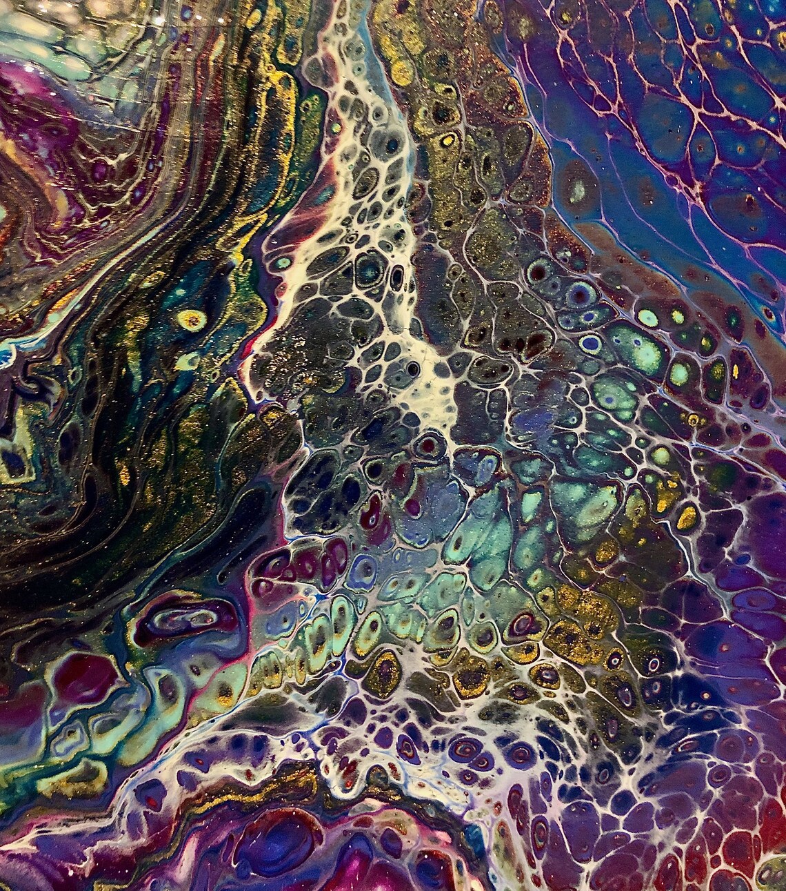 Acrylic Painting oil Spill Etsy Israel