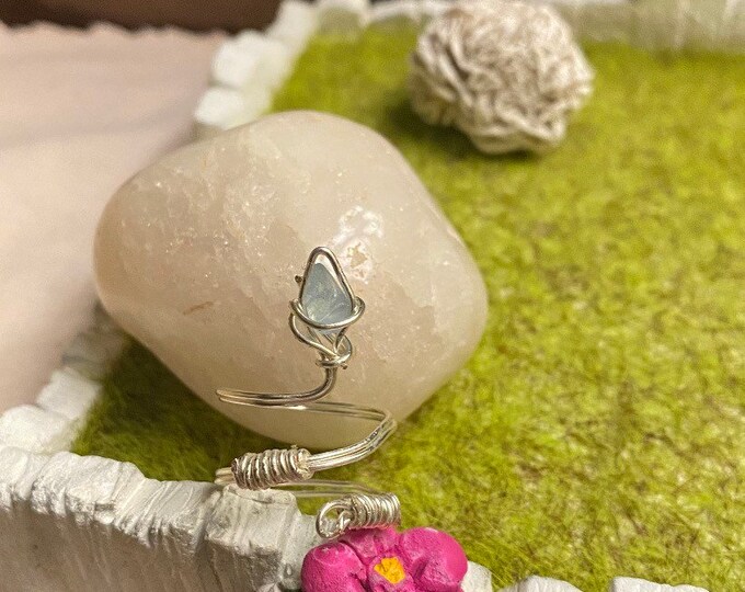 Crystal snake ring