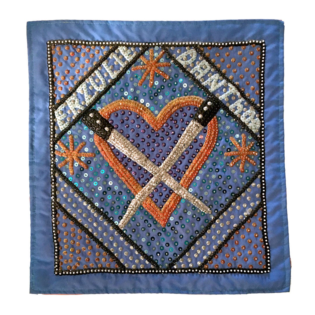 Erzulie Dantor Haitian Vodou Flag - Etsy