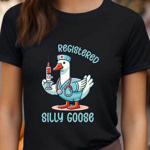 Nurse Silly Goose Registered Sweatshirt, Nursing Student Hoodie, Nursing School, Nurse Shirt,