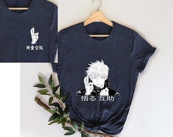 Jujutsu Kaisen Tshirt, Saturo Gojo Anime Sweatshirt, Anime lovers shirt.