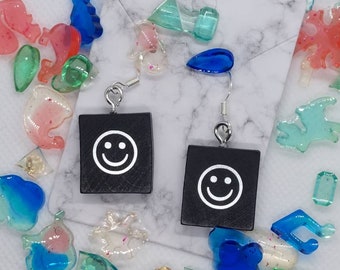 Boucles d’oreilles Smiley Face Scrabble