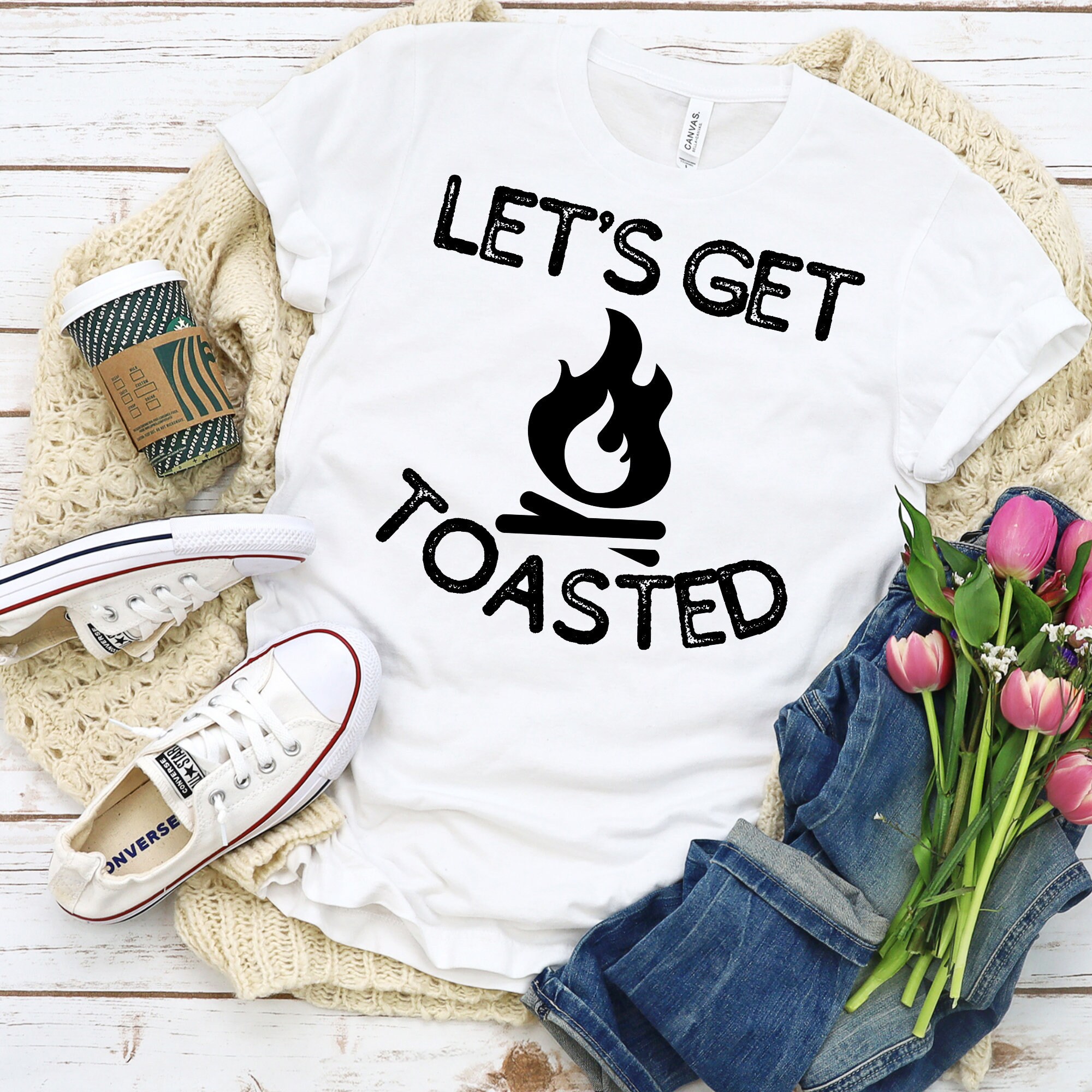 Let's Get Toasted Shirt Unisex Get Toasted T-Shirt | Etsy