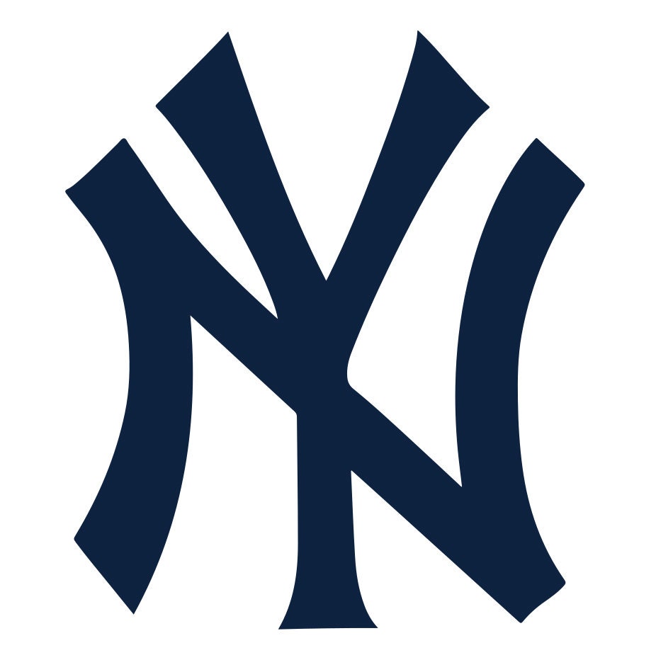 Classic New York Yankees Logo Decal Etsy