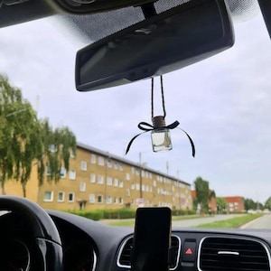 8ml Car Diffuser in Roped Cylindrical Glass Bottle Shaped