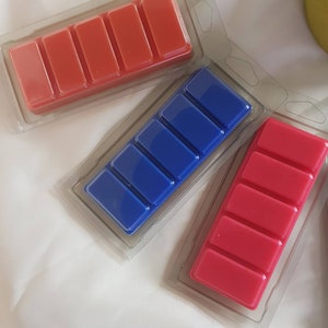 Snap Bar Clam Shell Wax Melts in Bright and Lively Colors Infused with High Percentage Organic Fragrance Oil image 7