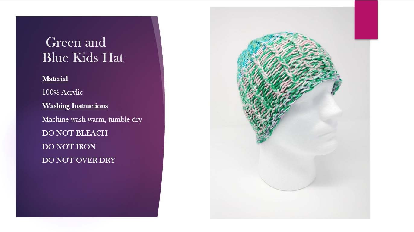 Jelly Bean Hat, Green and Blue Knit Hat, Kids Easter Hat Etsy UK