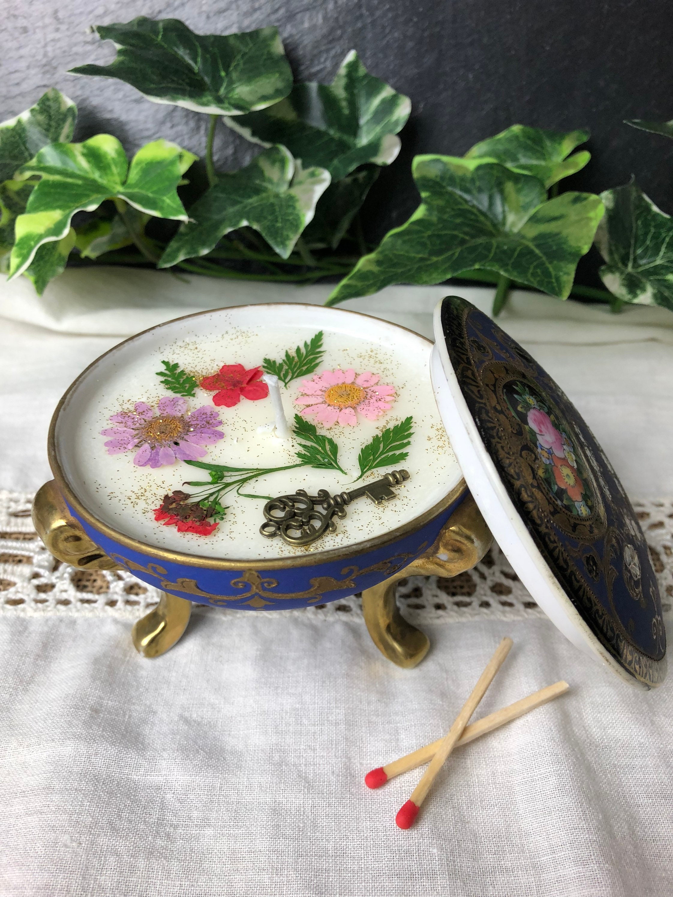 Bougie Soja Boite Porcelaine