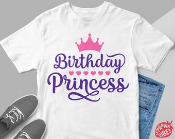 Free Free 55 Princess Birthday Shirt Svg SVG PNG EPS DXF File