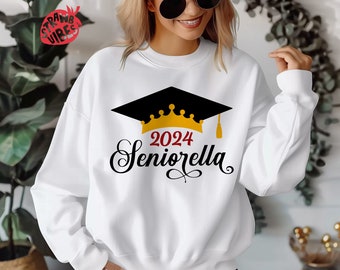 Seniorella 2024 Svg, Png, Girl Graduate Shirt Svg, Seniorella Shirt Svg, Graduation 2024, for Cricut, Silhouette, Sublimation, Heat Press