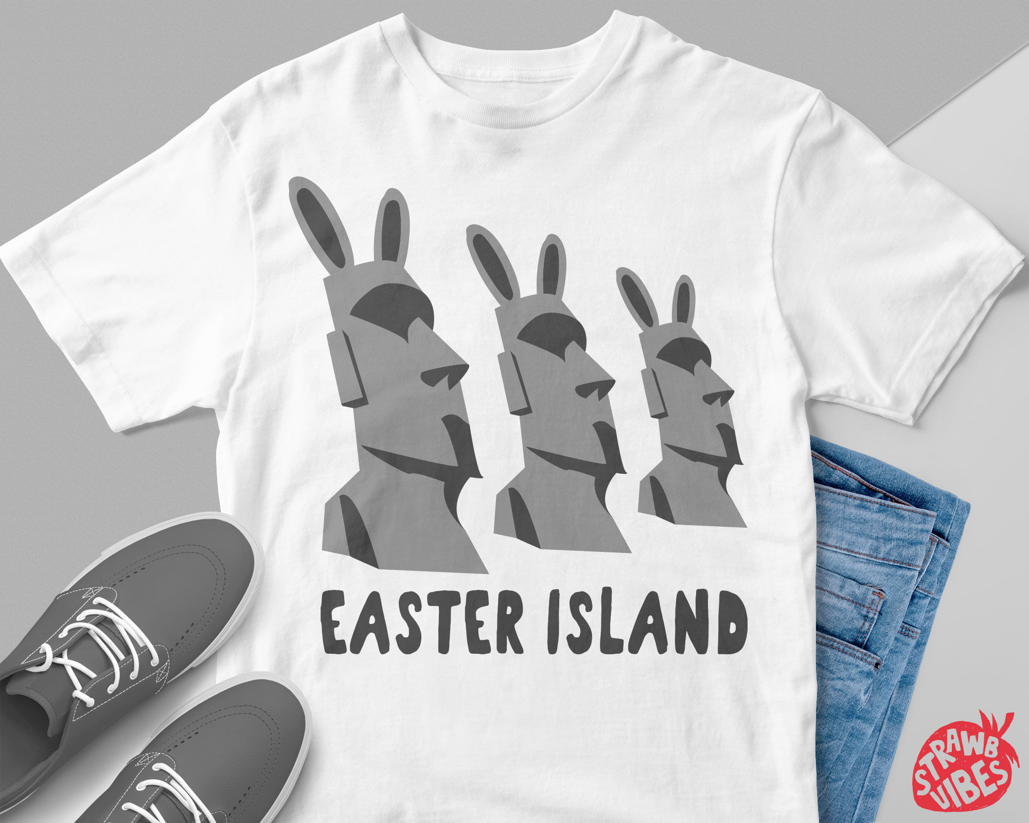 Easter Island Heads T-Shirts, Easter Island T-Shirts, Moai T-Shirts,  Archaic T-Shirts, Spiritual Connection T-Shirts, Moai Emoji T-Shirts  Essential T-Shirt for Sale by urbantod