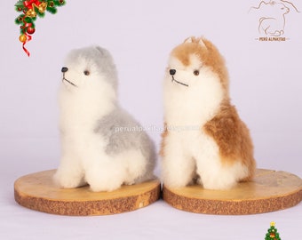 Handgemachte Baby Alpaka Wolf, peruanische Handwerk