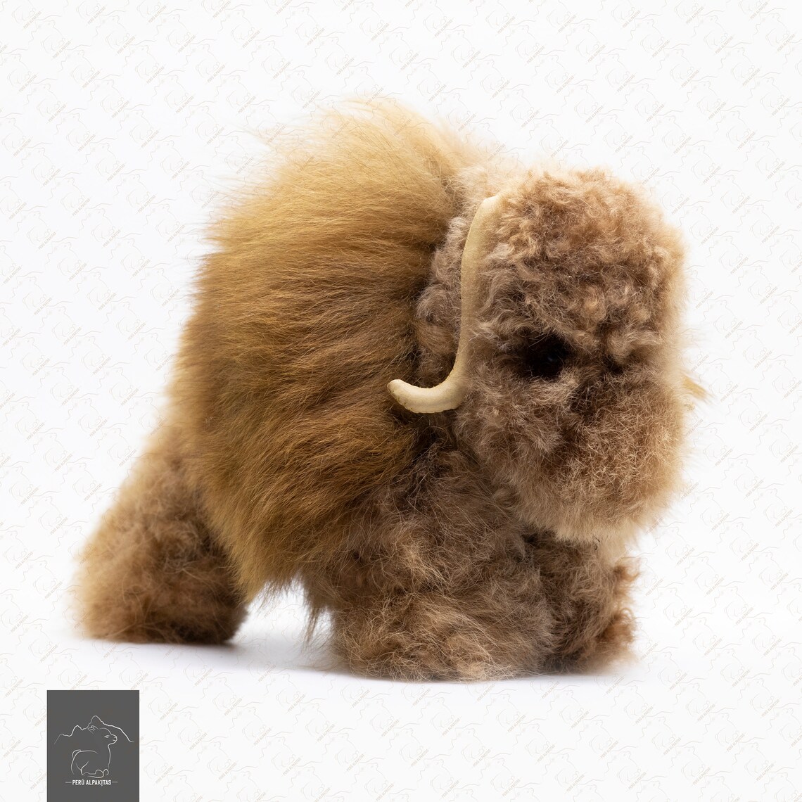 stuffed white buffalo