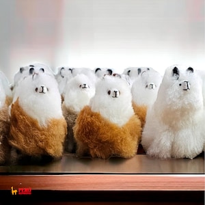 Wholesale Wonderland 50 - 100 Mini Llamas - 4.7&quot; Alpaca Fur Stuffed Animals - Soft and Cuddly Alpaca Wool Stuffed Animals