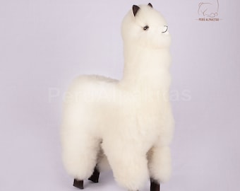 Life size baby alpaca / Life size baby alpaca plush / Adorable real alpaca made from baby alpaca fur / Made in Peru