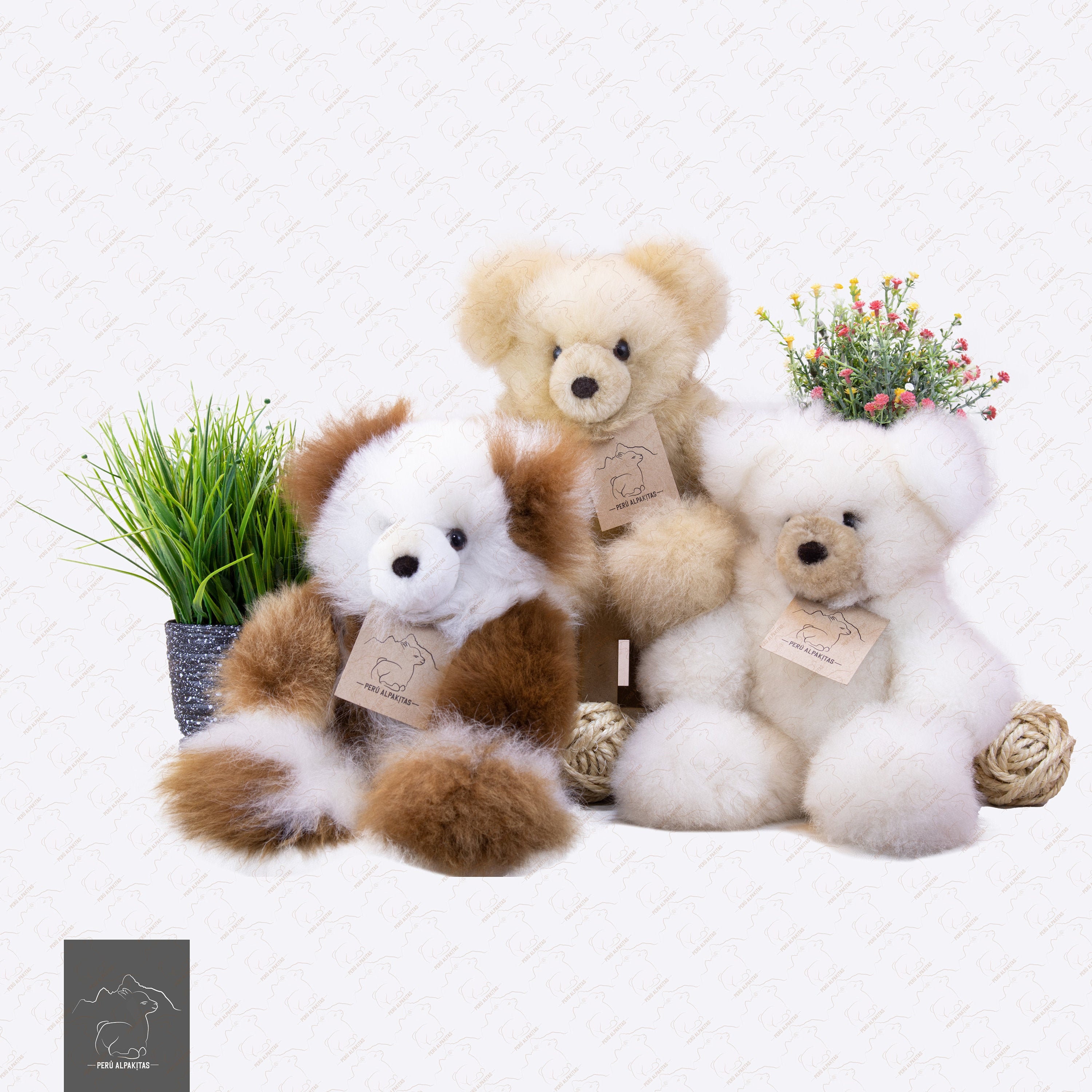 Alpaca teddy bear - Etsy 日本