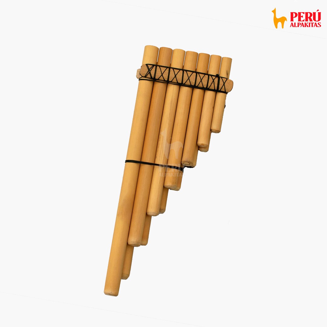 Professional Malta Pan Flute 4.40 Handcrafted 13pipe Peruvian Zampoña, Authentic Inca Wind