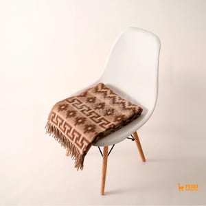Chacana Alpaca Wool Blanket – Soft, Organic, Ideal for Sofa or Baby Shower Gift