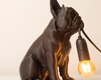 Lampada Bulldog Francese Seduto