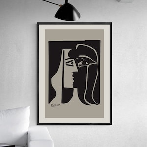 Picasso Exhibition Poster, Abstract Art Print, Printable Digital Download, Picasso Print, Picasso Poster, pablo picasso, picasso home decor