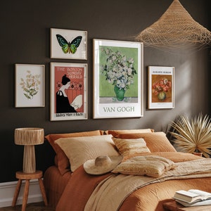 Boho Gallery Wall Set: Van Gogh & Renoir Prints (Digital Download)