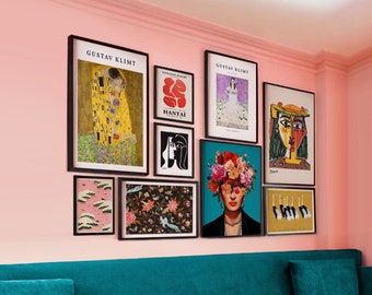 Eclectic Gallery Wall Art Set: Gipsy Maximalist Prints (Digital Download)