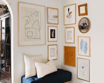 Abstract Wall Art Set: Scandinavian Nordic Prints (Digital Download)