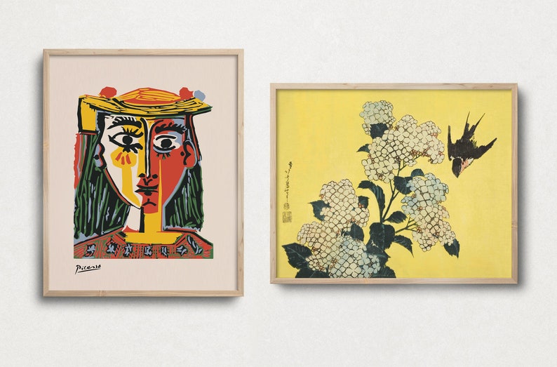 Gallery Wall Set of 17 Eclectic Wall Art Set Mega Set Etsy