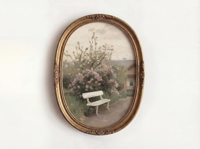 Vintage European Landscape Wall Art Set, French Country Farmhouse ...