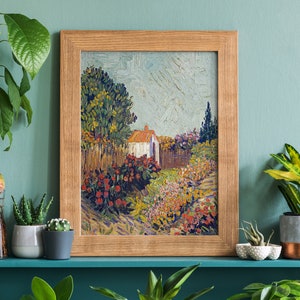 Van Gogh Wall Art, Vincent Van Gogh Landscape Print, Famous Paintings, Maximalist Home Decor, Printable Poster, Digital Download