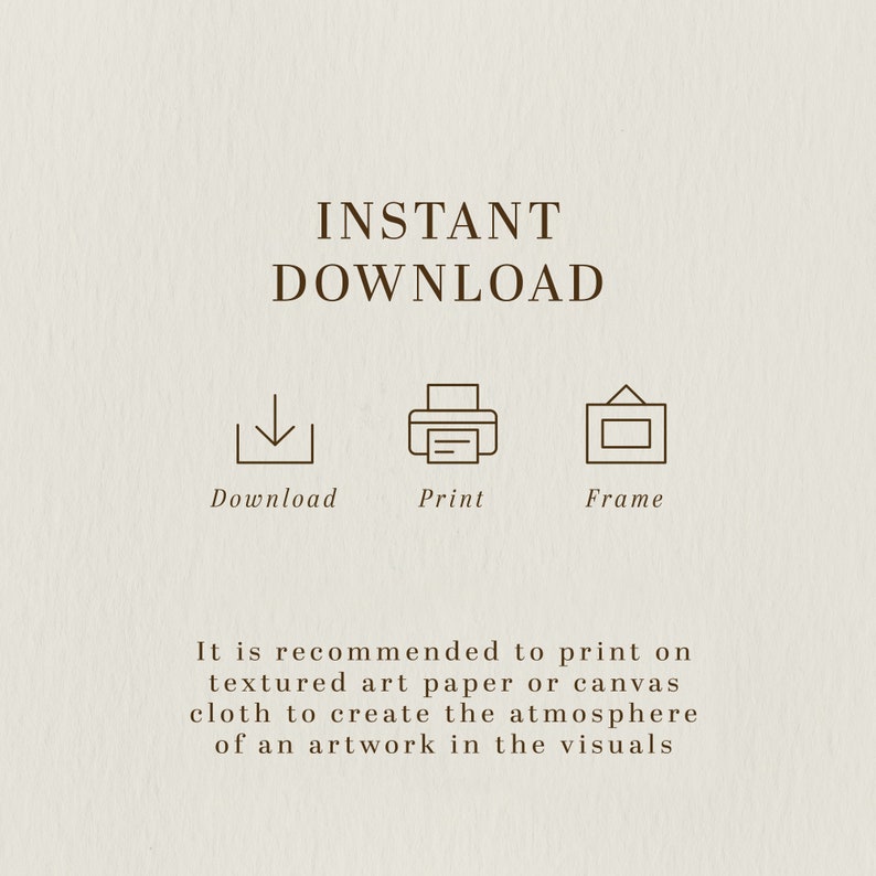 May include: Instant download digital art print.  Download, print, and frame your artwork.  It is recommended to print on textured art paper or canvas cloth to create the atmosphere of an artwork in the visuals.