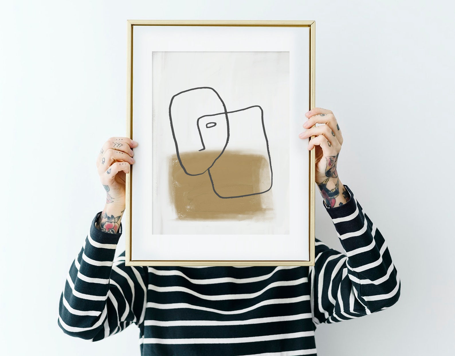 Nordic Prints Abstract Art Gallery Wall Art Set of 3 Etsy