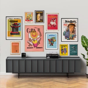 Retro Reise Poster, Stadt Poster Set, Land WandKunst Downloads, Digitaldrucke, Druckbare Kunst, Reise Kunstdrucke, Wunderlust Art