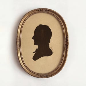 Vintage Man Silhouette Print: Faceless Portrait (Digital Download)