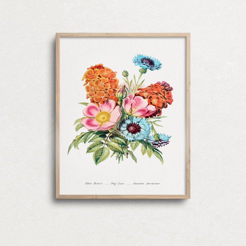 Eclectic Gallery Wall Print Set, Set van 10, Levendige Wall Art, Henri Matisse, Gustav Klimt, Van Gogh, Bloemen, Roze & Groene Tinten, Wanddecor afbeelding 9